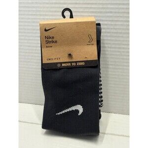 Nike Strike Soccer Dri-Fit Knee-High Black Socks Size XS (13C-3Y)